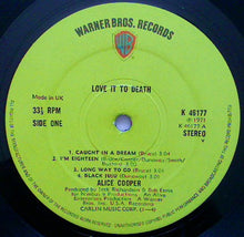 Load image into Gallery viewer, Alice Cooper : Love It To Death (LP, Album, RE)