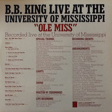 Load image into Gallery viewer, B.B. King : B.B. King "Now Appearing" At Ole Miss (2xLP, Album, Gat)