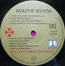Load image into Gallery viewer, Simple Minds : New Gold Dream (81-82-83-84) (LP, Album, Pur)
