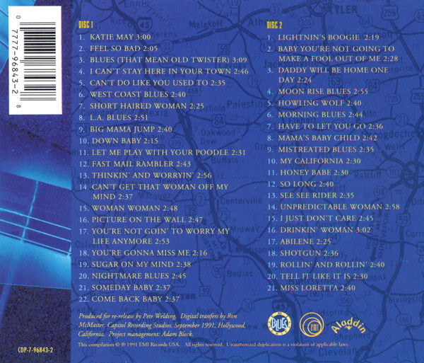 Buy Lightnin' Hopkins The Complete Aladdin Recordings (2xCD, Comp