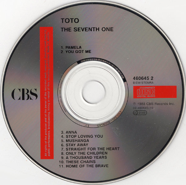 レア　toto 直筆サインCD the seventh one 第7の剣　トト Seventh One: 第7の剣 : TOTO | HMV&BOOKS online - SRCS-6490