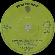 Load image into Gallery viewer, Alice Cooper : School's Out / Gutter Cat (7", Single, Sol)