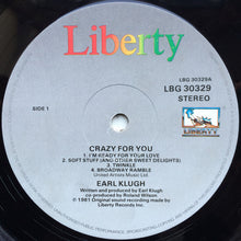 Load image into Gallery viewer, Earl Klugh : Crazy For You (LP, Album)