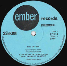 Load image into Gallery viewer, Dave Brubeck / The Paul Desmond Quartet / Cal Tjader : The Greats!!! (LP, Comp)