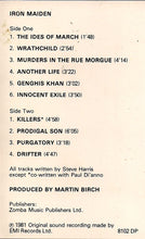 Load image into Gallery viewer, Iron Maiden : Killers (Cass, Album)