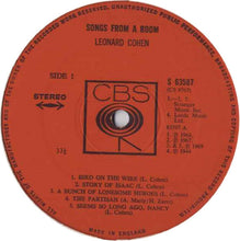 Load image into Gallery viewer, Leonard Cohen : Songs From A Room (LP, Album)