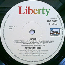 Load image into Gallery viewer, The Groundhogs : Split (LP, Album, RE)
