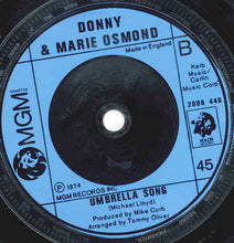 Load image into Gallery viewer, Donny & Marie Osmond : I'm Leaving It (All) Up To You (7", Single)