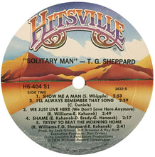 Load image into Gallery viewer, T.G. Sheppard : Solitary Man (LP, Album)