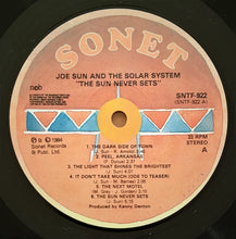 Load image into Gallery viewer, Joe Sun And The Solar System (2) : The Sun Never Sets (LP, Album)