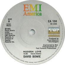 Load image into Gallery viewer, David Bowie : Modern Love (7", Single, Sol)
