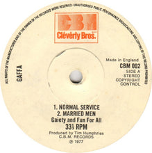Load image into Gallery viewer, Gaffa (3) : Normal Service Will Never Be Resumed (7")