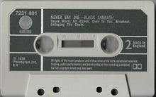 Load image into Gallery viewer, Black Sabbath : Never Say Die! (Cass, Album, Dol)