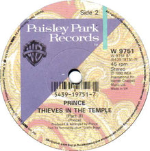 Load image into Gallery viewer, Prince : Thieves In The Temple (7", Single)