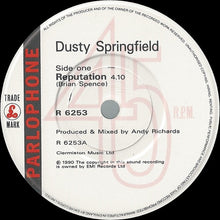Load image into Gallery viewer, Dusty Springfield : Reputation (7", Single)
