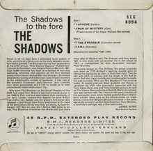 Load image into Gallery viewer, The Shadows : The Shadows To The Fore (7", EP, Mono)