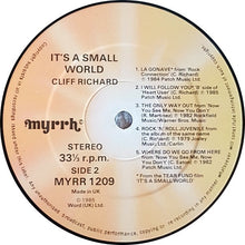 Load image into Gallery viewer, Cliff Richard : It's A Small World (LP, Comp)
