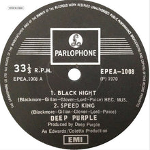 Load image into Gallery viewer, Deep Purple : Black Night  (7", EP)