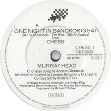 Load image into Gallery viewer, Murray Head : One Night In Bangkok (7", Single)