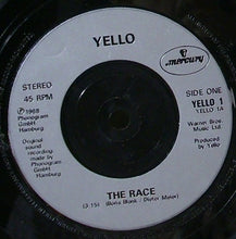 Load image into Gallery viewer, Yello : The Race (7", Single, Gol)