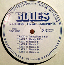 Load image into Gallery viewer, Harold Danko, Rufus Reid, Mel Lewis : Blues In All Keys - For All Instruments - Volume 1 (LP)