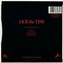 Load image into Gallery viewer, Lick The Tins : Can't Help Falling In Love (7", Single)