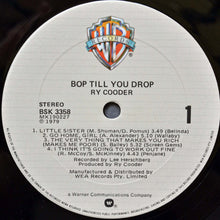 Load image into Gallery viewer, Ry Cooder : Bop Till You Drop (LP, Album)