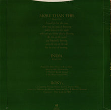 Load image into Gallery viewer, Roxy Music : More Than This (7", Single)