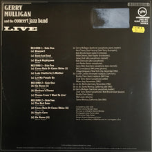 Load image into Gallery viewer, Gerry Mulligan & The Concert Jazz Band : Live (2xLP, Comp)