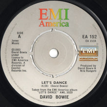 Load image into Gallery viewer, David Bowie : Let's Dance (7", Single)