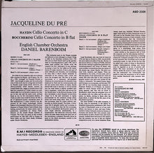Load image into Gallery viewer, Jacqueline Du Pré - Daniel Barenboim - Joseph Haydn - Luigi Boccherini - English Chamber Orchestra : Haydn: Cello Concerto In C / Boccherini: Cello Concerto In B Flat (LP, Album, ER1)