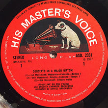 Load image into Gallery viewer, Jacqueline Du Pré - Daniel Barenboim - Joseph Haydn - Luigi Boccherini - English Chamber Orchestra : Haydn: Cello Concerto In C / Boccherini: Cello Concerto In B Flat (LP, Album, ER1)