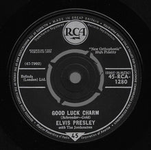 Load image into Gallery viewer, Elvis Presley With The Jordanaires : Good Luck Charm (7", Single, RP)