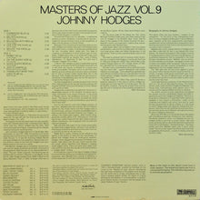 Load image into Gallery viewer, Johnny Hodges : Master Of Jazz (LP, Album)