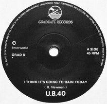 Load image into Gallery viewer, UB40 : I Think Its Going To Rain Today / My Way Of Thinking (7", Single)
