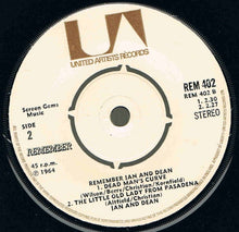 Load image into Gallery viewer, Jan & Dean : Remember Jan And Dean (7", EP)