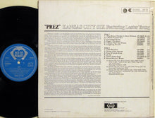 Load image into Gallery viewer, Kansas City Six Featuring Lester Young : "Prez" (LP, Comp)