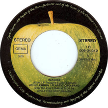 Load image into Gallery viewer, John Lennon / Plastic Ono Band* With The Flux Fiddlers : Imagine (7", Single)