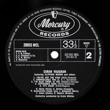 Load image into Gallery viewer, Sarah Vaughan : Sarah Vaughan (LP, Album, Mono, RE)