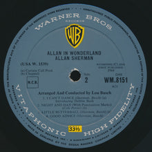 Load image into Gallery viewer, Allan Sherman : Allan In Wonderland (LP, Album, Mono)
