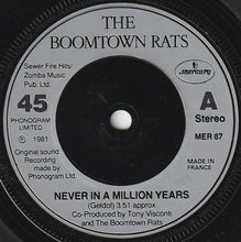Load image into Gallery viewer, The Boomtown Rats : Never In A Million Years (7", Single)