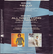 Load image into Gallery viewer, Lionel Richie : Hello (7", Single, Kno)