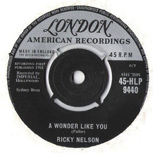 Load image into Gallery viewer, Ricky Nelson (2) : Everlovin' (7", Single)