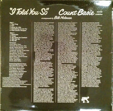 Load image into Gallery viewer, Count Basie Orchestra : I Told You So (LP)