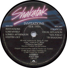 Load image into Gallery viewer, Shakatak : Invitations (LP, Album)