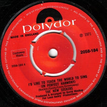 Load image into Gallery viewer, The New Seekers : I'd Like To Teach The World To Sing (In Perfect Harmony) (7", Single, 4-P)