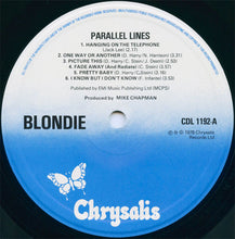 Load image into Gallery viewer, Blondie : Parallel Lines (LP, Album)