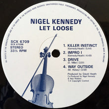 Load image into Gallery viewer, Nigel Kennedy : Let Loose (LP)