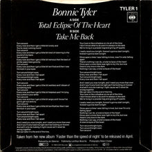 Load image into Gallery viewer, Bonnie Tyler : Total Eclipse Of The Heart (7", Single, Pap)
