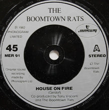 Load image into Gallery viewer, The Boomtown Rats : House On Fire (7", Single, Sil)
